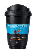 Hazelnut Latte Chewing Coffee Candy – 50g | Coffee Powder Added 10% | Sugar-Free Sucralose-Free Coffee Candy with Tea Polyphenols | Intense Coffee Flavor