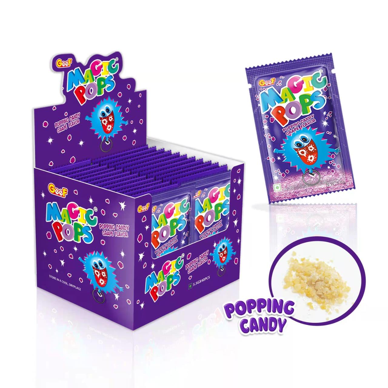 Magic Pops Grape Blast – Fizzy Popping Candy